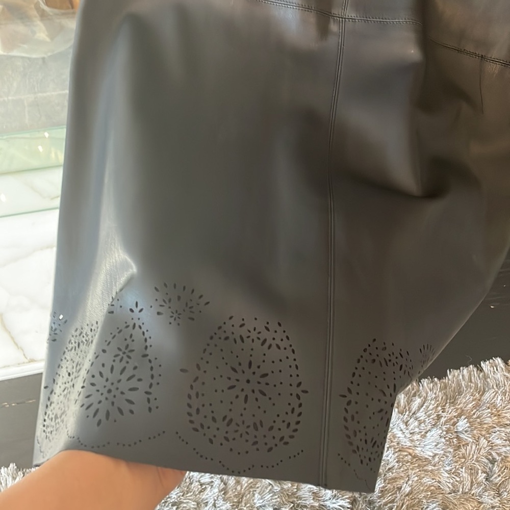 Zara faux leather Dress - Picture 3 of 4